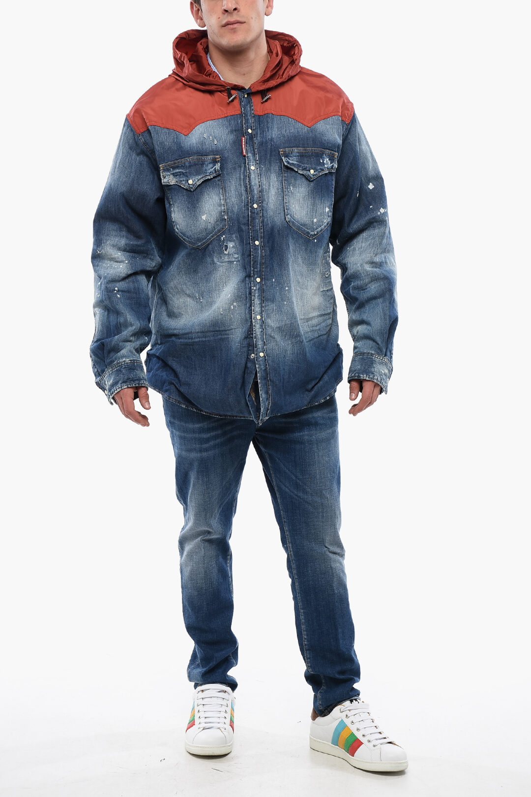 【送料&関税込】Dsquared2 Destroyed Denim Jacket 23652187_53878313_1000.jpg