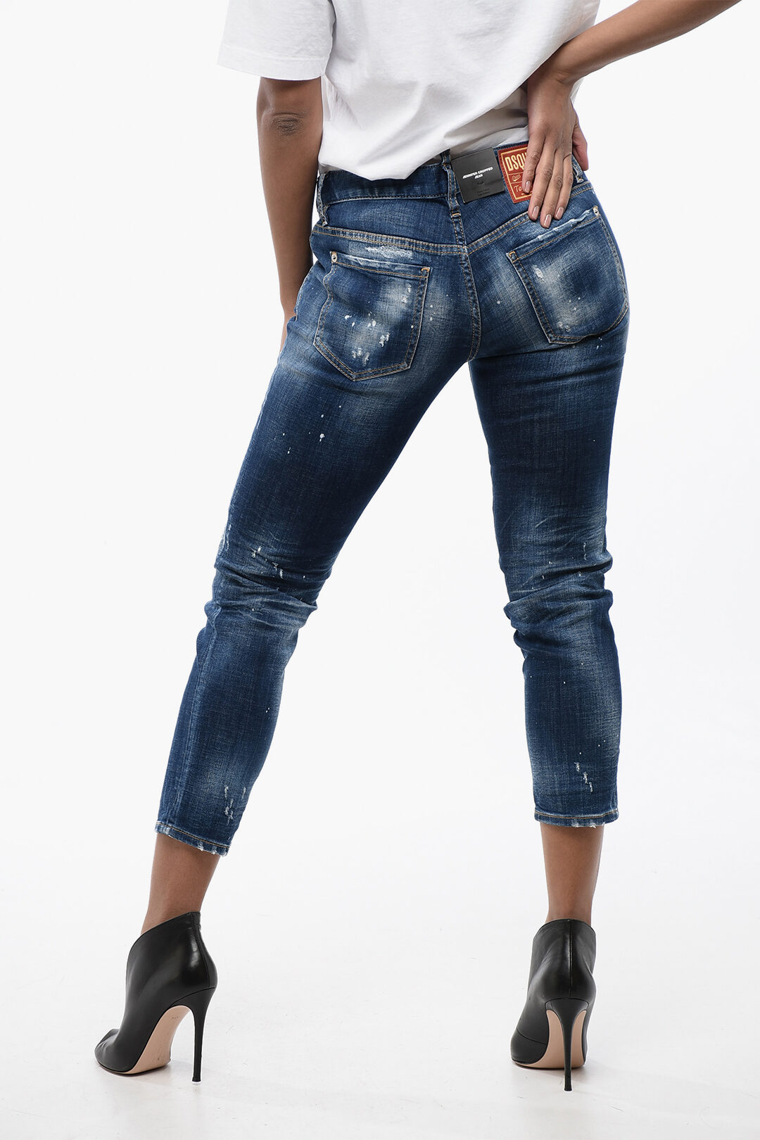 DSQUARED2 Jennifer Cropped Jean ストレッチ DSQUARED2 Jennifer Cropped Jean ストレッチ