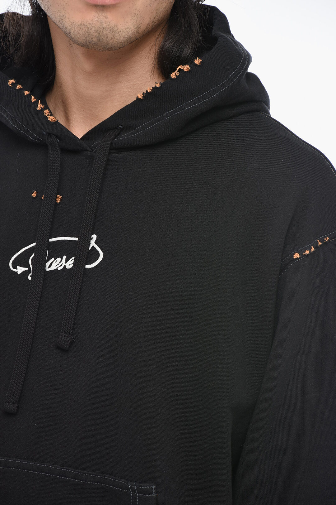 BTS グク着用 DieselS-MACSROT Distressed Effect Hoodie BTS グク着用 DieselS-MACSROT Distressed Effect Hoodie