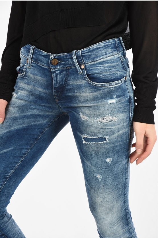 Diesel Distressed GRUPEE-S-NE Sweat Jogg Jeans women - Glamood Outlet 