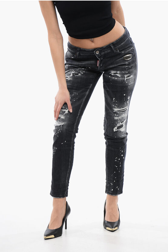 Dsquared2 Distressed Jennifer Fit Denims 14cm