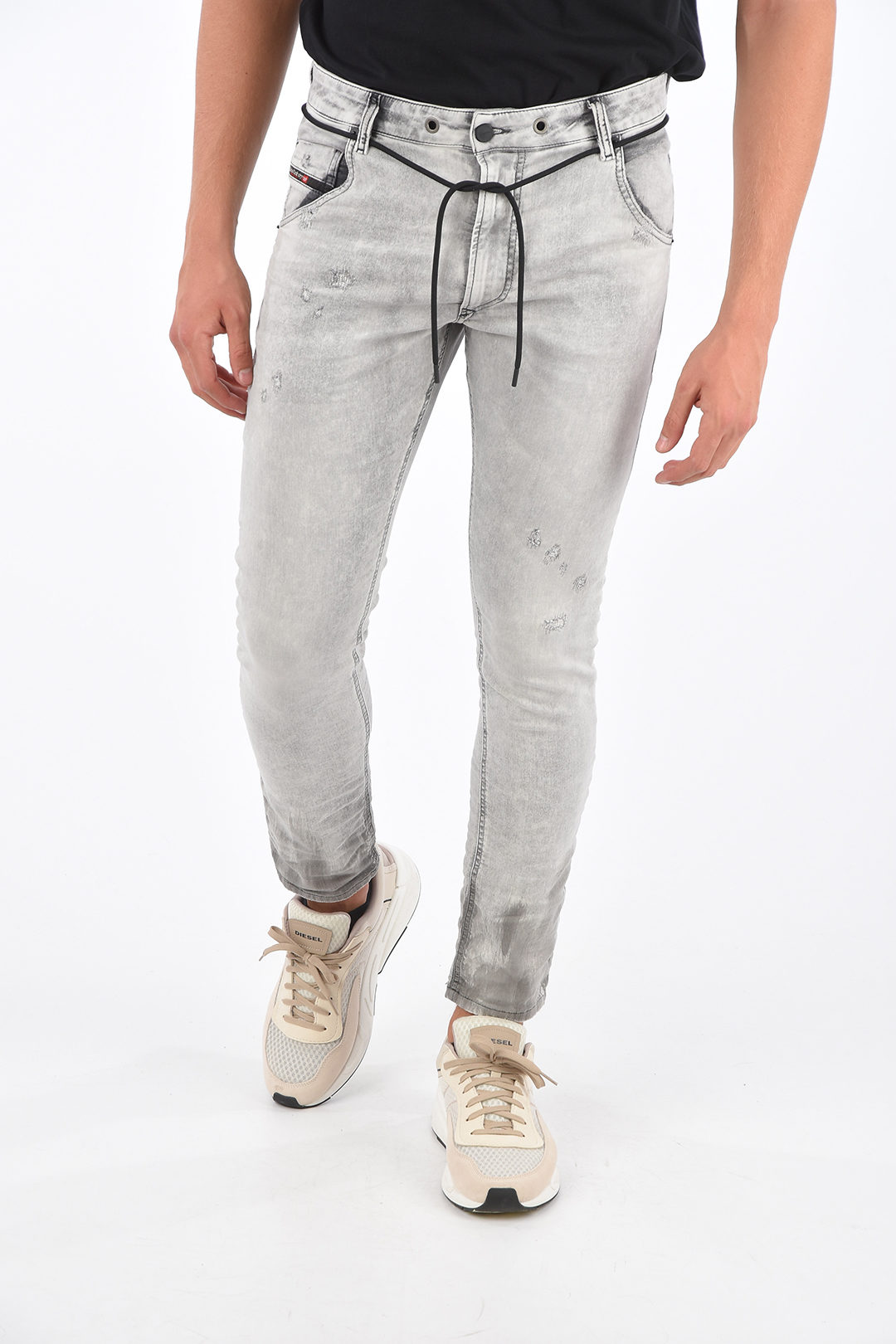 Mechanics Kirkegård Start Diesel Distressed KROOLEY-X-SP-NE Slim FIt Jogg Jeans 16cm men - Glamood  Outlet