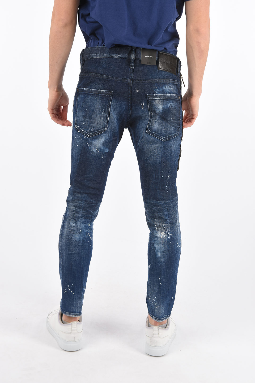 Jeans on sale zip dietro