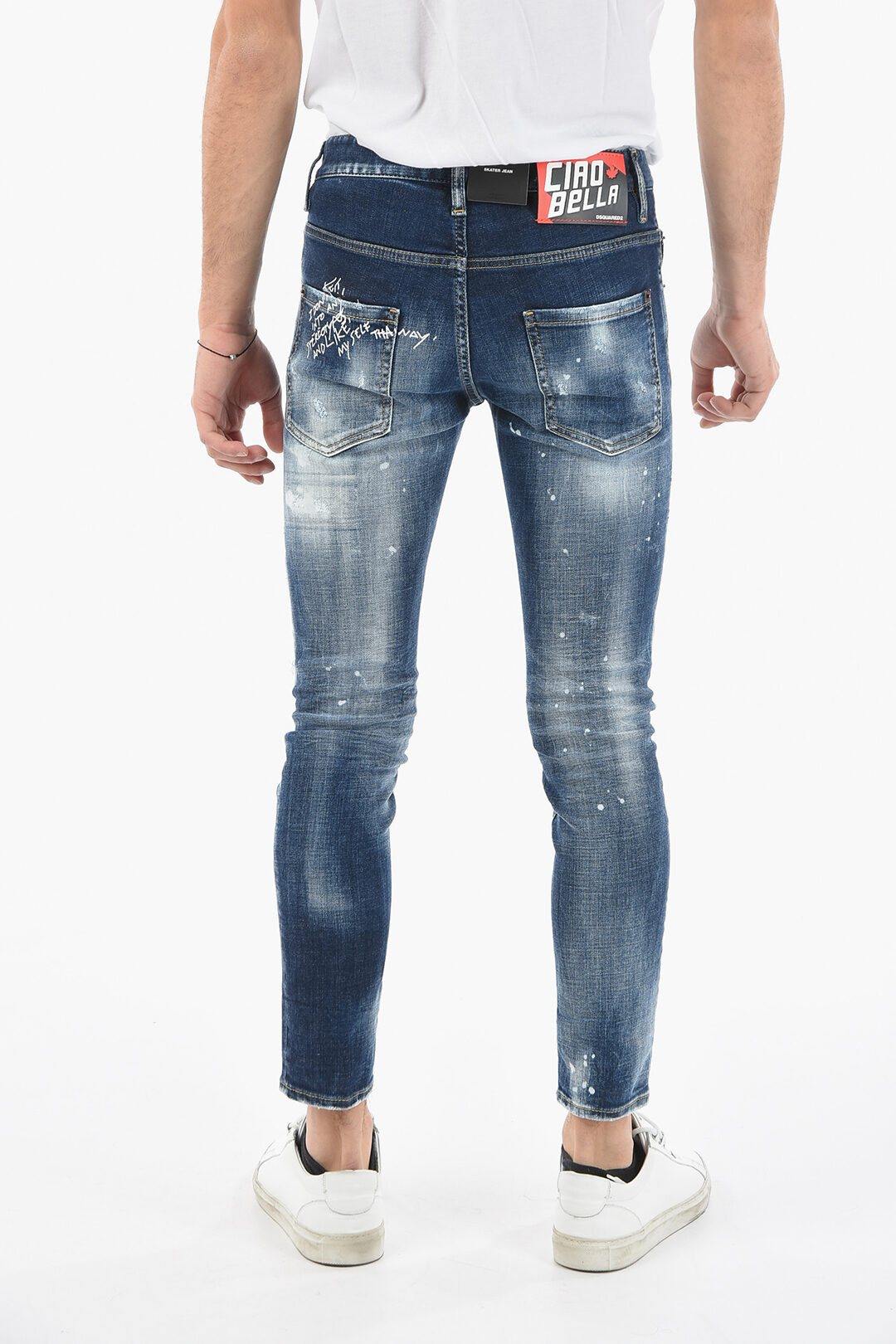 Skater Jeans Dsquared Jeans Skinny Dsquared2 Distressed SKATER