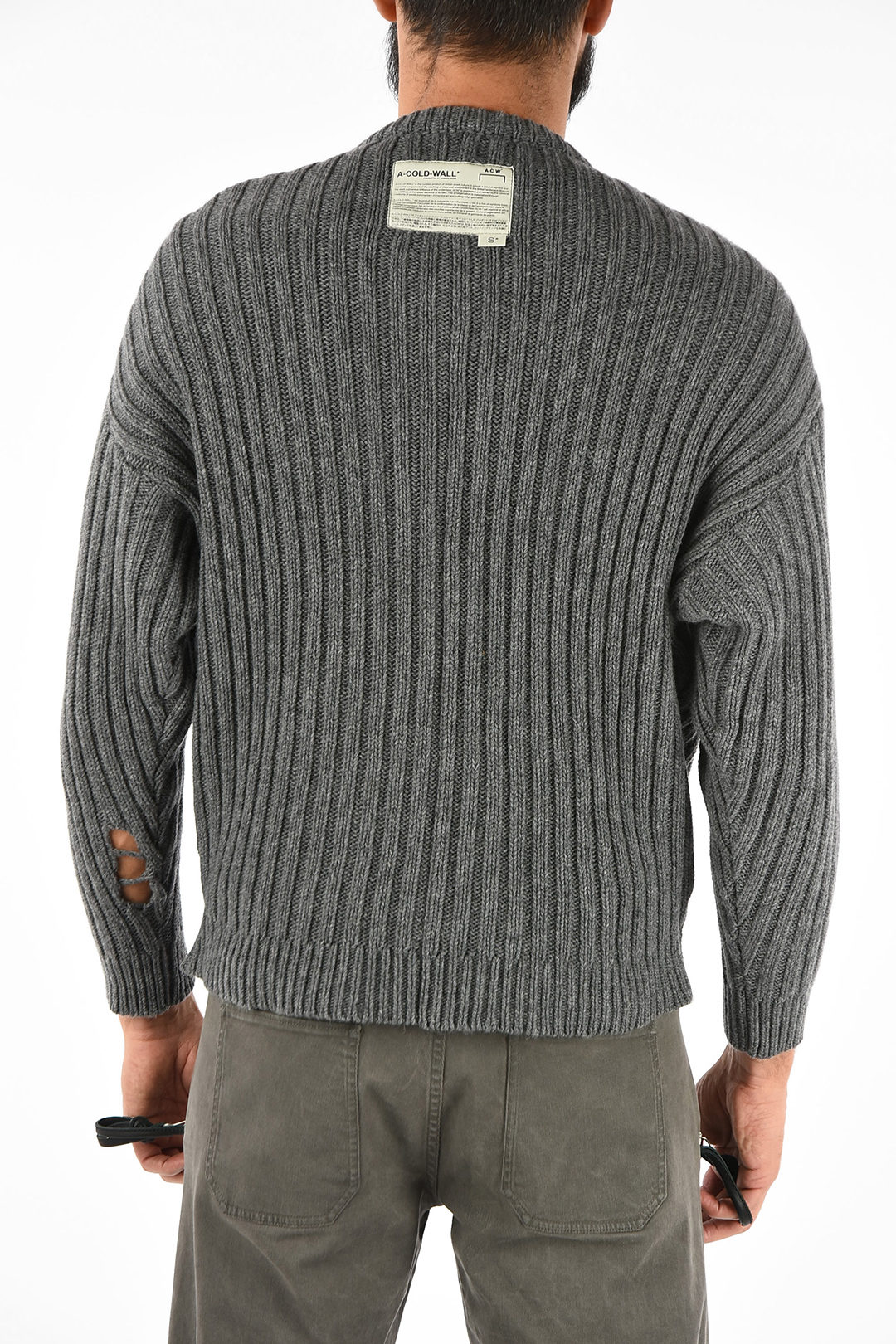 A Cold Wall Distressed Sweater men - Glamood Outlet