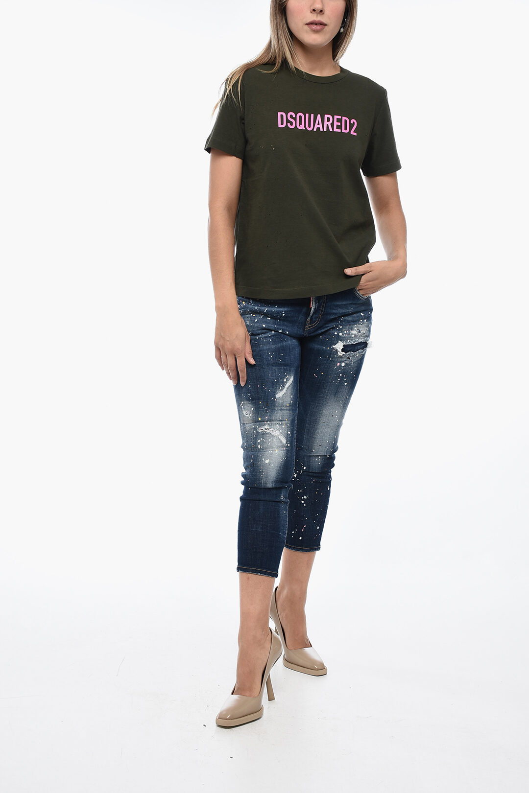 Womens Ford Tshirt Ford Motor Company Rhinestone Oval Logo
