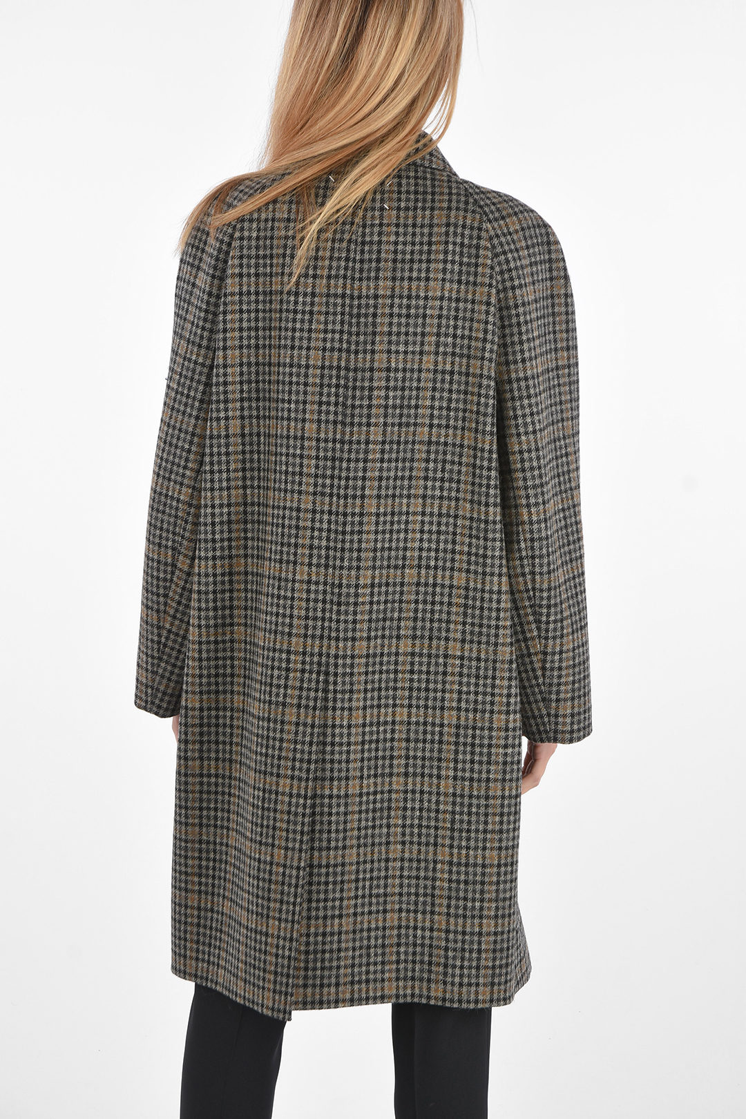 Maison margiela discount checked coat