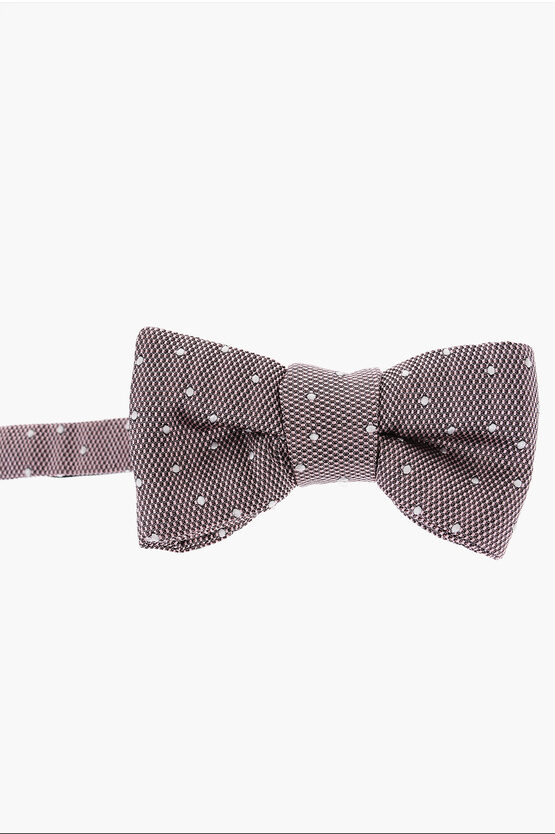 Shop Tom Ford Dot Motif Bow-tie