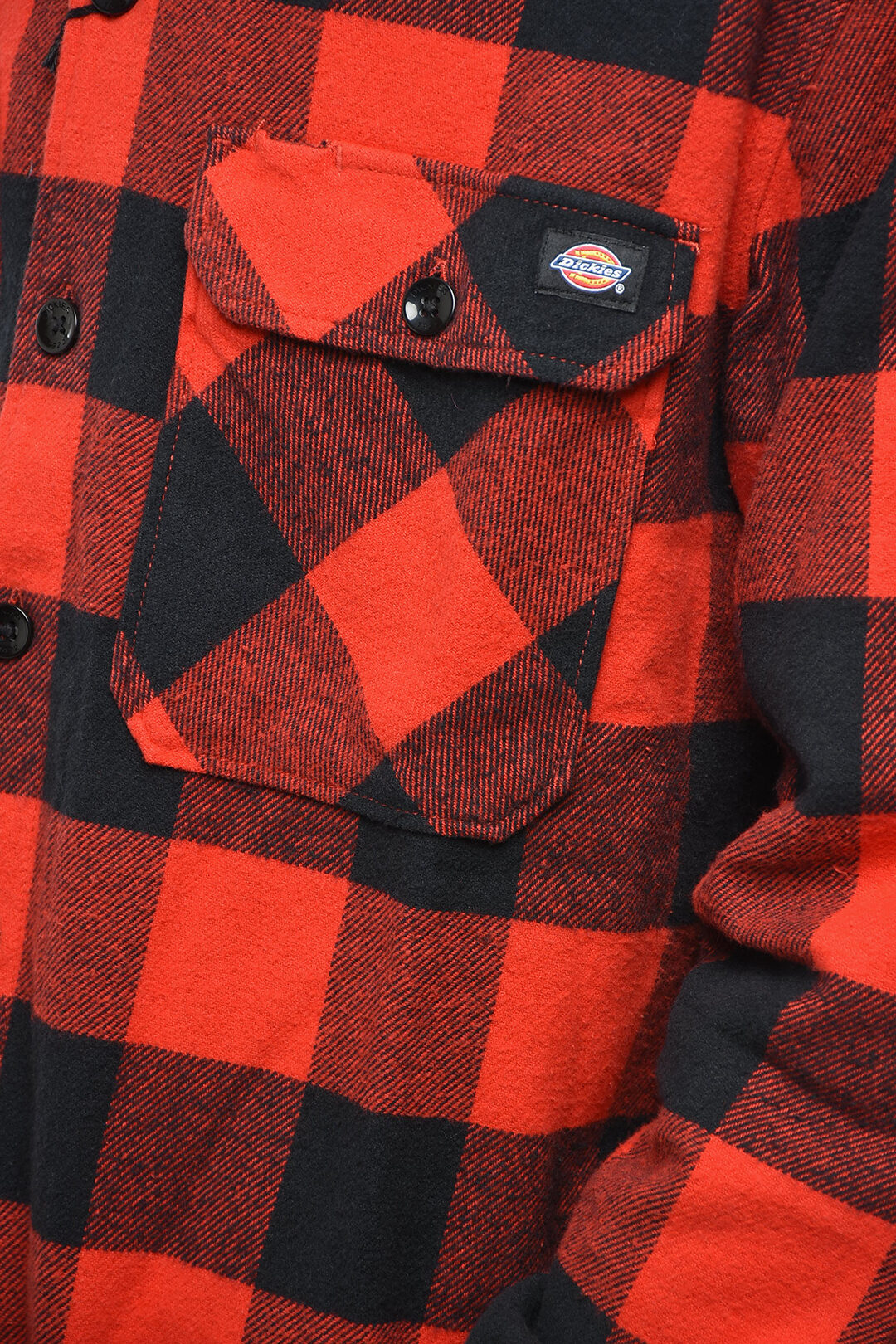 Dickies Double Breast Pocket Buffalo Check Overshirt men - Glamood Outlet