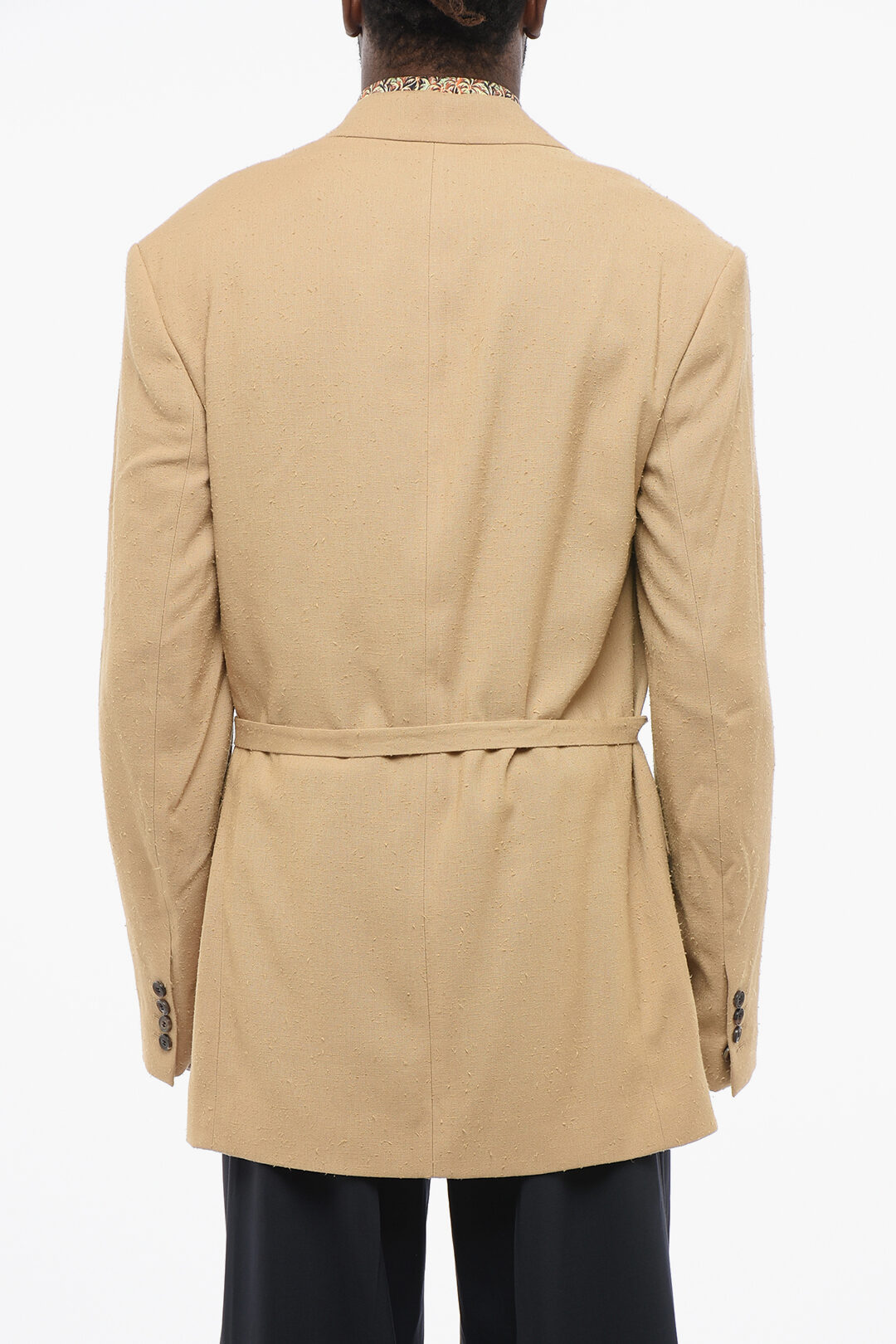 Dries Van Noten Double-breasted BISHOP Blazer with Belt men