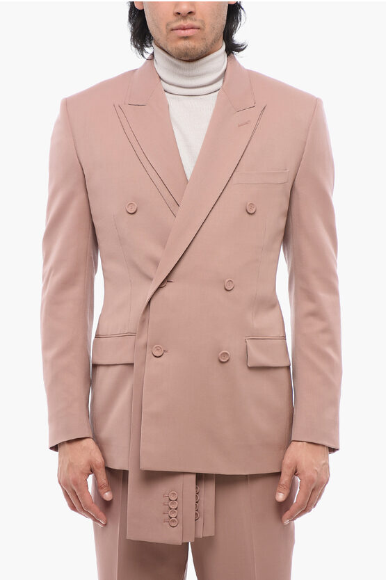 Dior Double-breasted Blazer With Layered Lapel