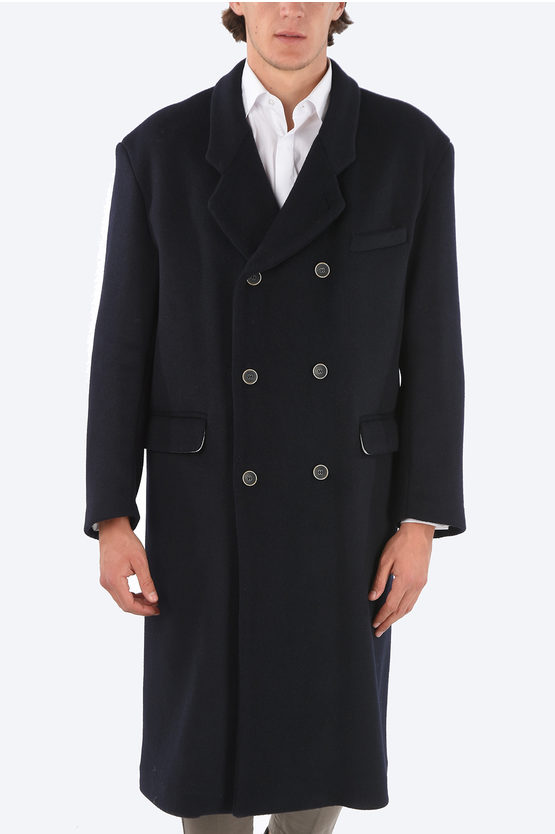 Shop Naviglio Double Breasted Chesterfield Coat
