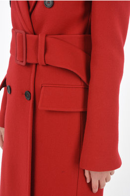 helmut lang red coat