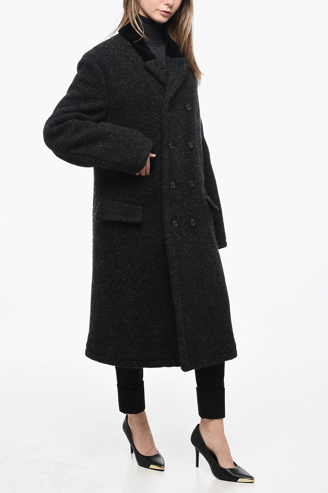 コート PLAIN FW25 DOUBLE BREASTED VELVET TRENCH (2134C34299 745) 61xih954BxL._SY350_QL65_.jpg