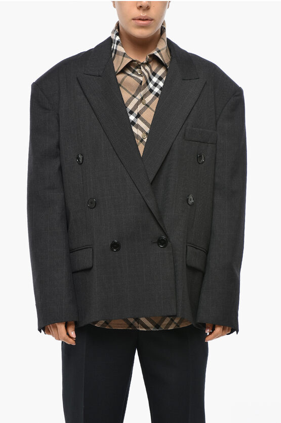 Isabel Marant Double-breasted Klero Oversized Blazer With District Motif