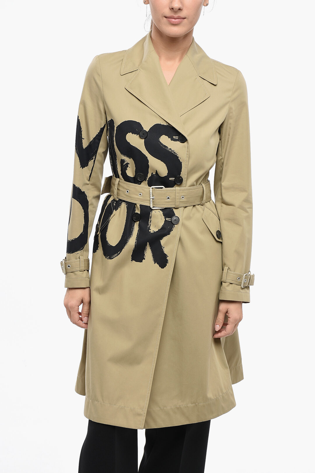 Dior Double-breasted MISS DIOR Cotton Trench Coat women Glamood