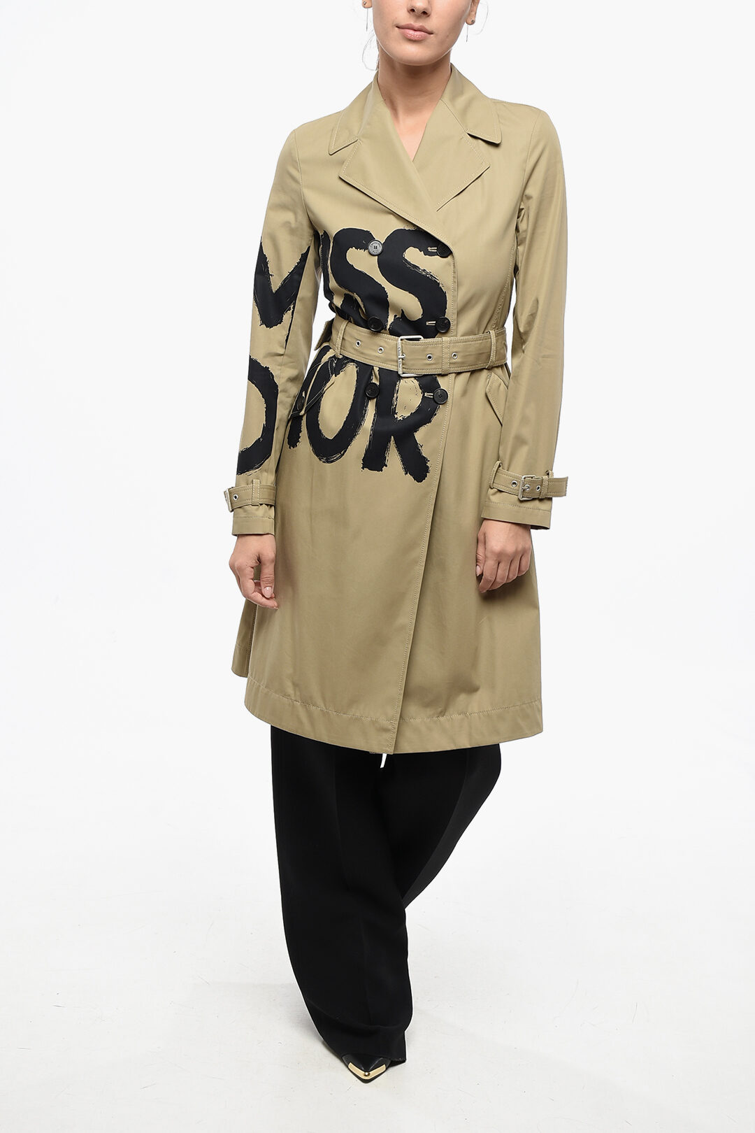 Dior Double-breasted MISS DIOR Cotton Trench Coat women Glamood