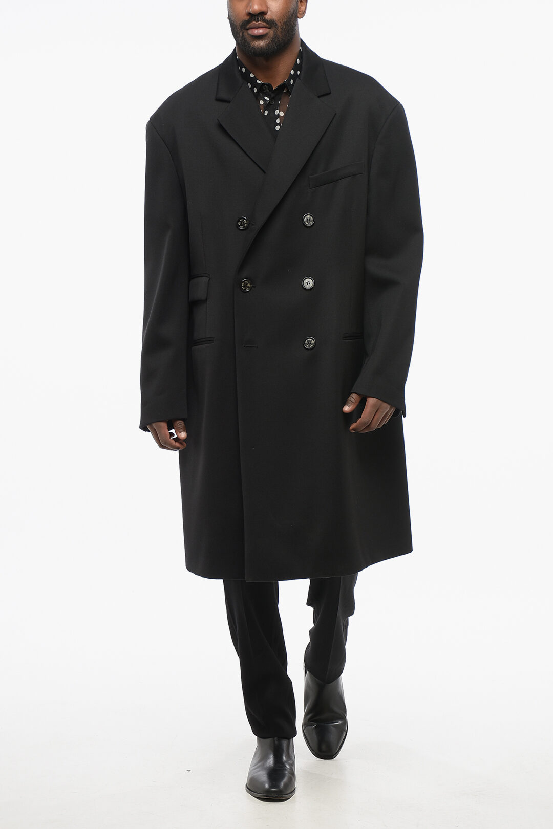 424 Double-breasted Multipocketed Virgin Wool Coat men - Glamood