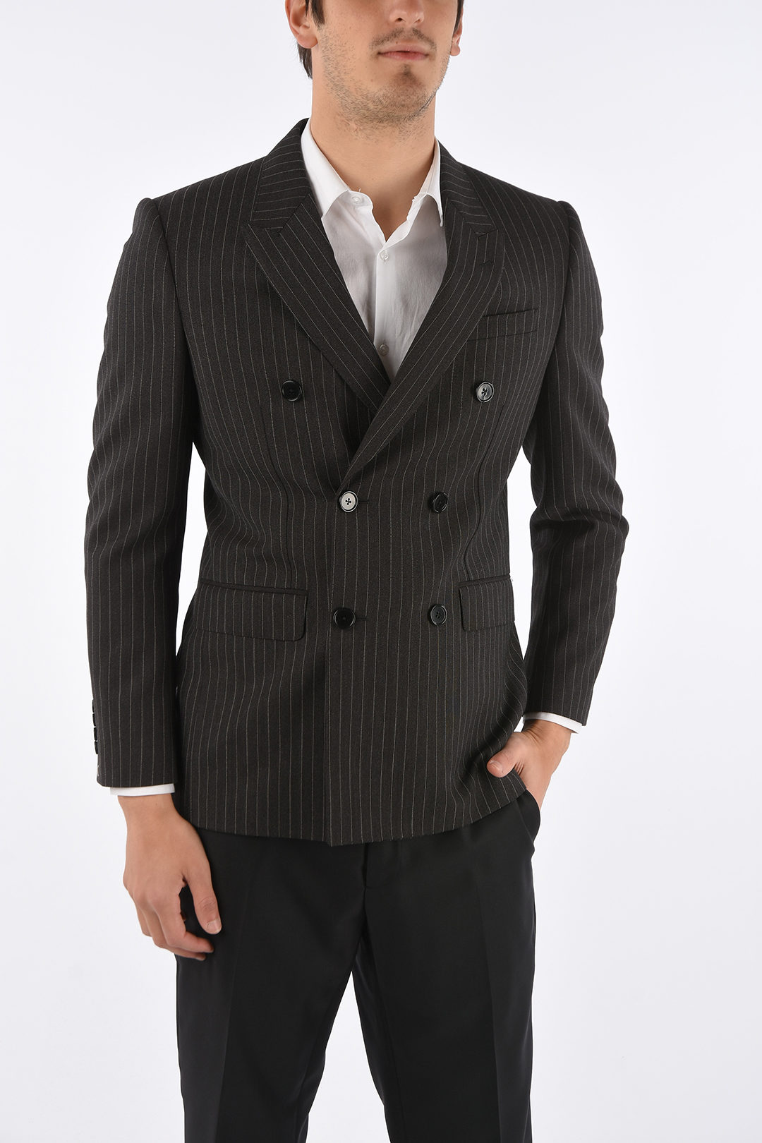 Celine pinstripe discount blazer