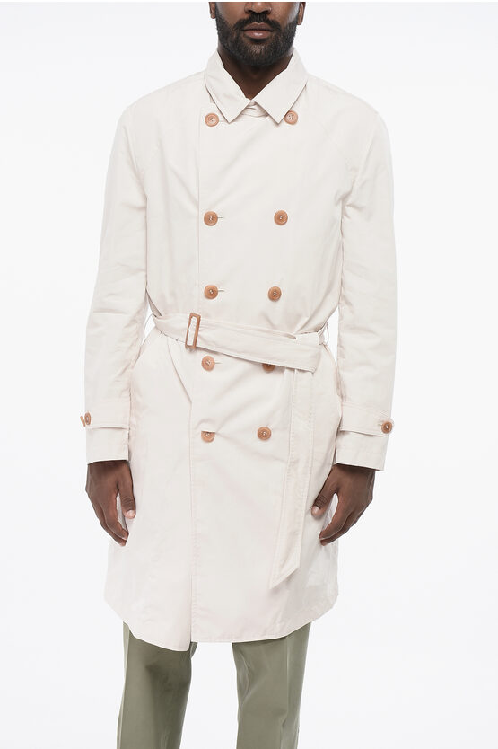 Brunello Cucinelli Double-breasted Trench Coat With Belt