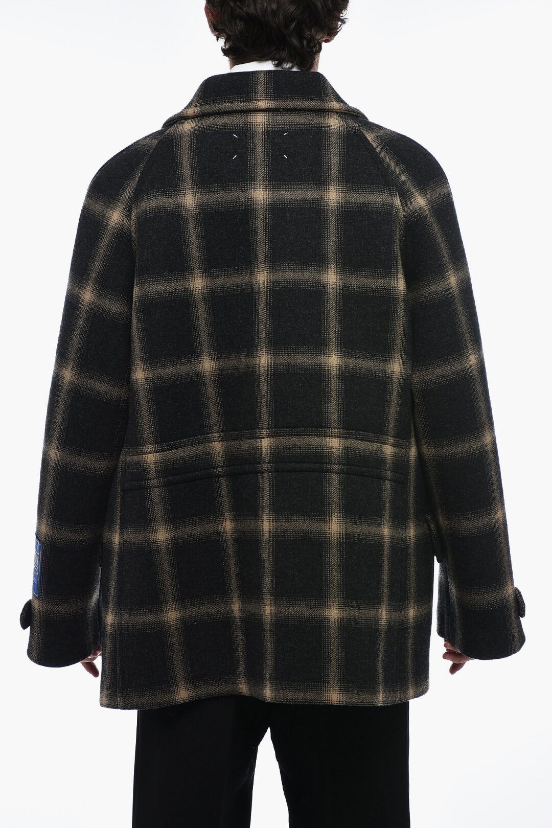 Maison Margiela Double-Brest PENDLETON Coat with Tartan Maison Margiela Double-Brest PENDLETON Coat with Tartan