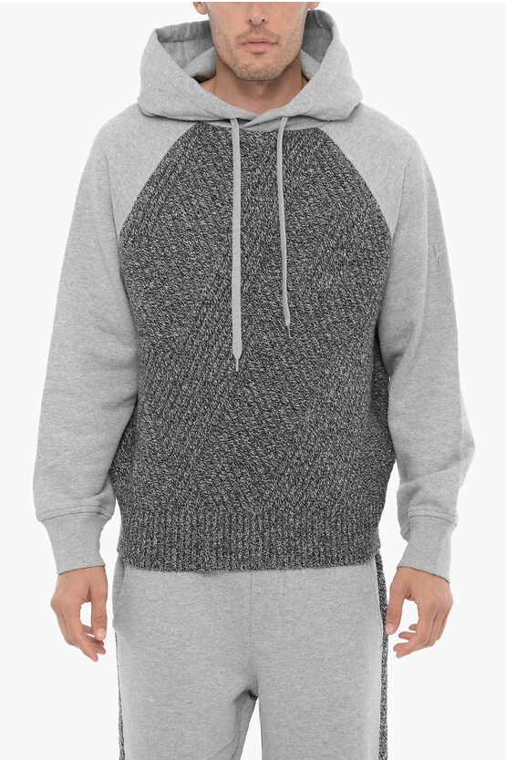 Shop Neil Barrett Double Fabric Hoodie