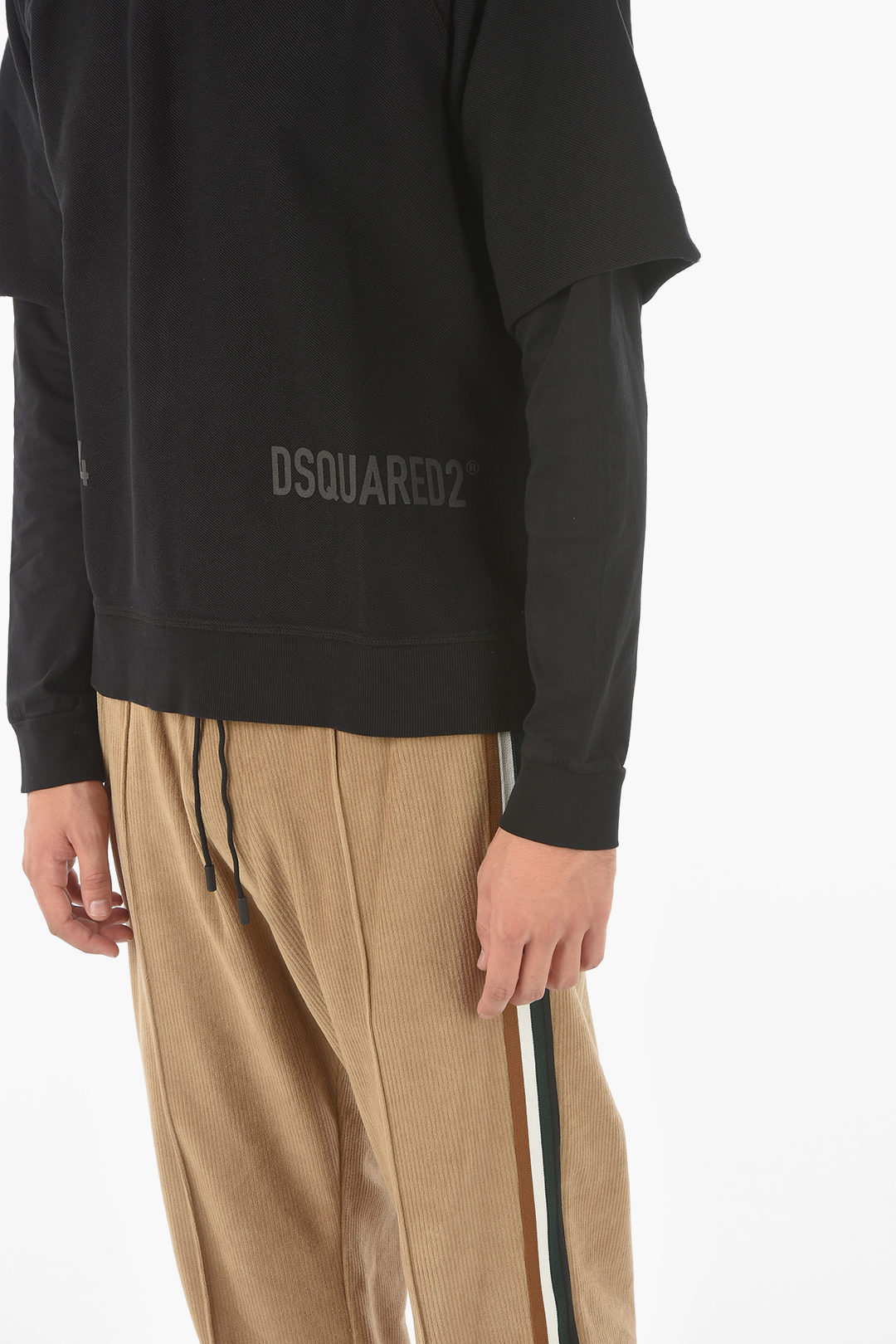 Dsquared2 Doublelayer crewneck COOL FIT sweatshirt men Glamood Outlet