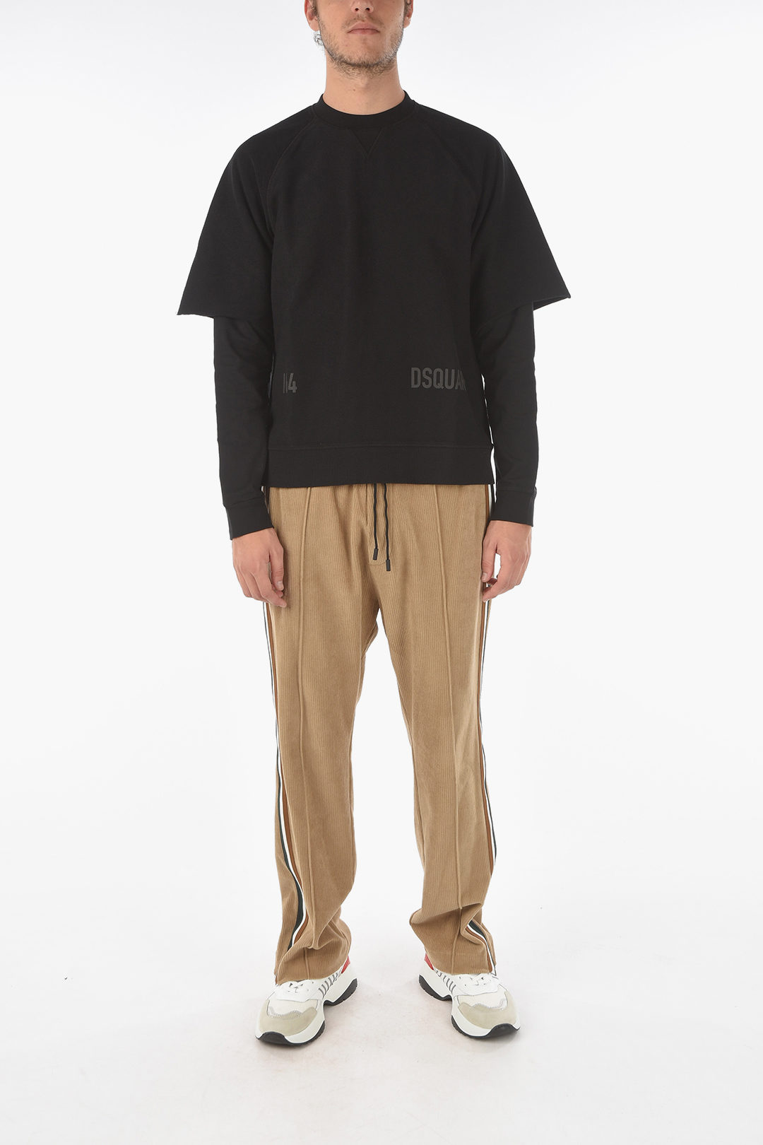 Dsquared2 Doublelayer crewneck COOL FIT sweatshirt men Glamood Outlet