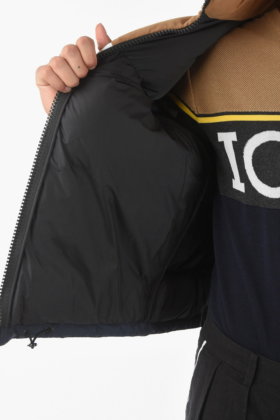Iceberg Double-layered Down Jacket with Zip Closure men - Glamood Outlet