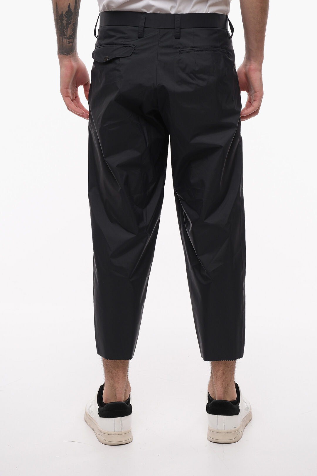 kolor Double Pleat Nylon Pants men - Glamood Outlet