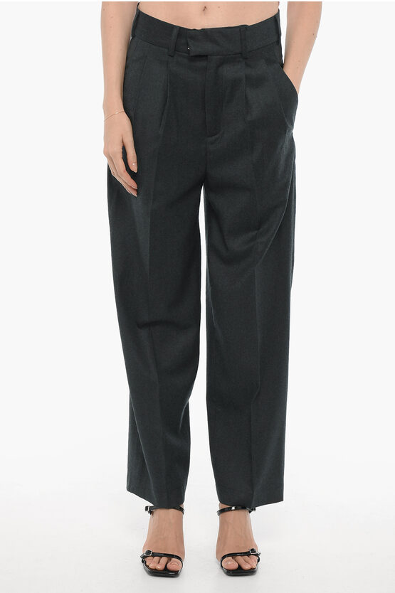 Eudon Choi Double-pleat Wool And Cashmere Pants