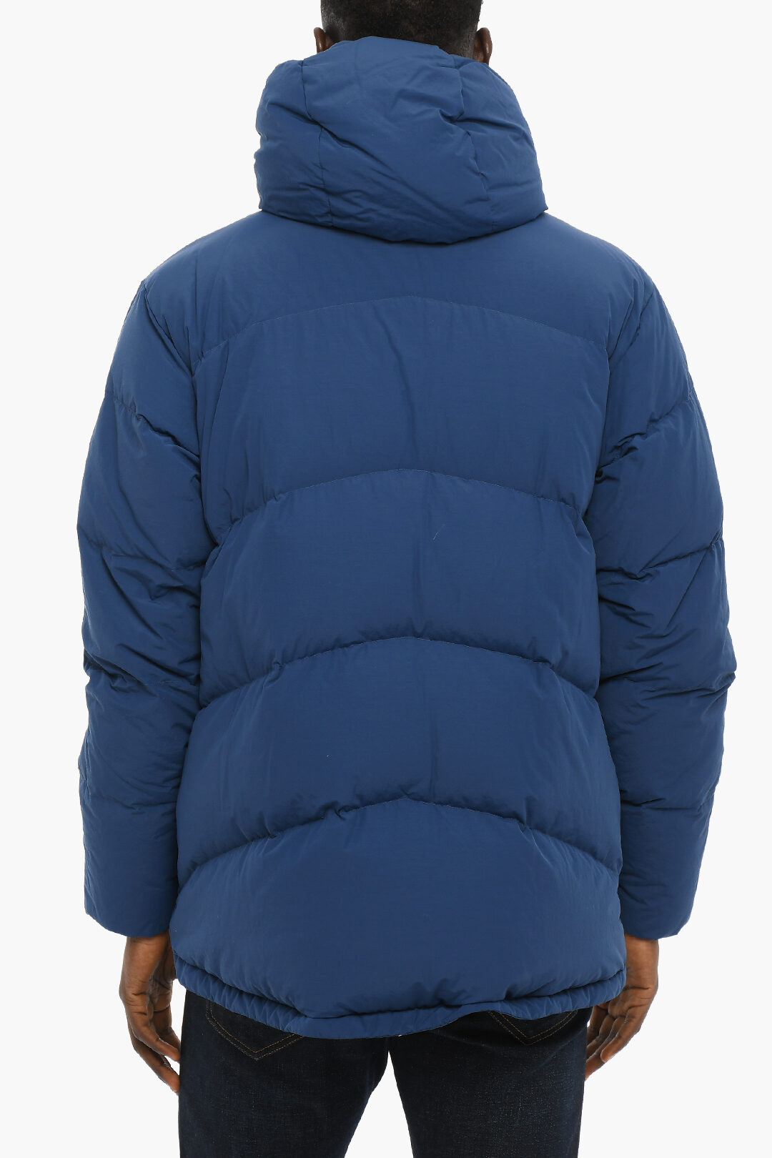 Double Pockets SNOW PATROL REV Down Jacket with Snap Buttons