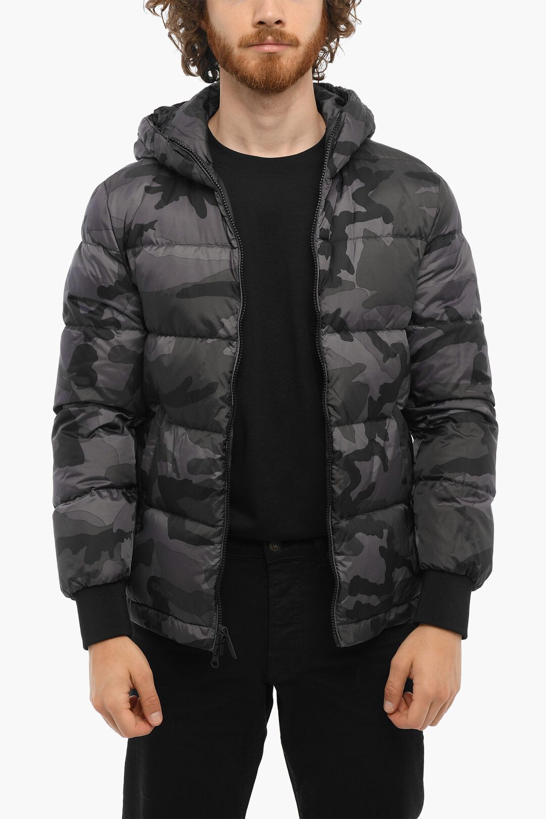 Woolrich Down Jacket MOUNTAIN With Camouflage and Removable inner part men Glamood Outlet