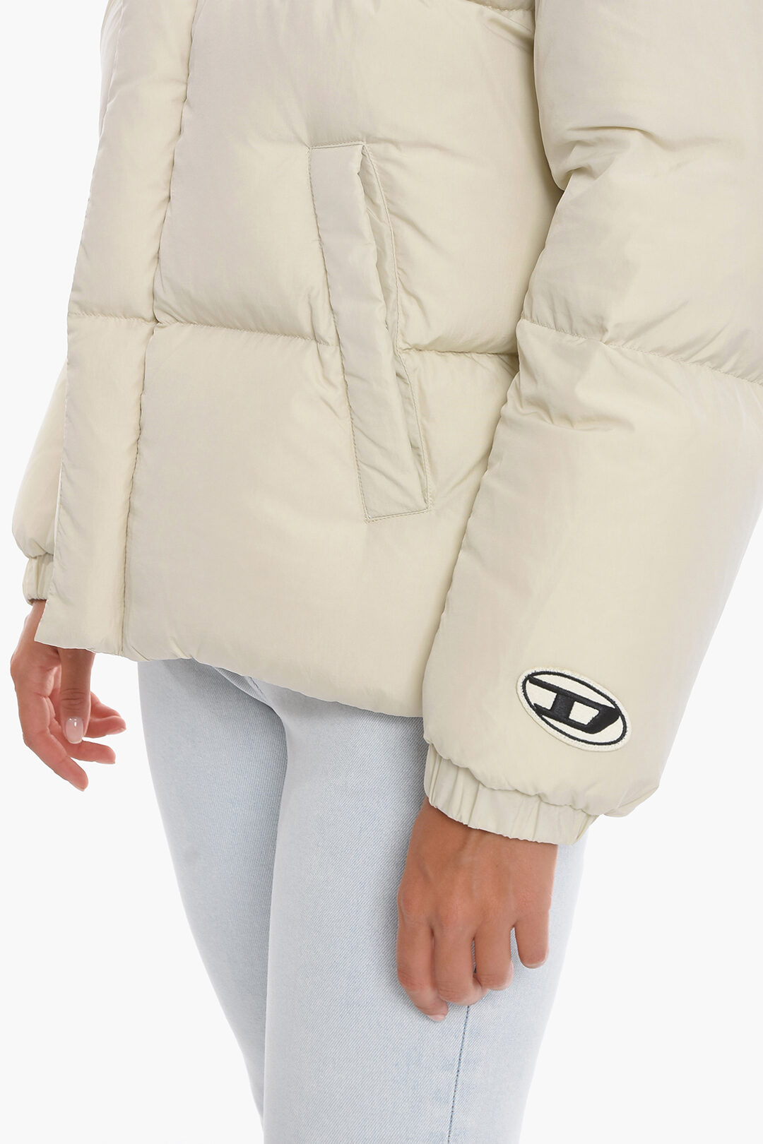 Diesel Down Jacket W-ROLF with Removable Hood women - Glamood Outlet