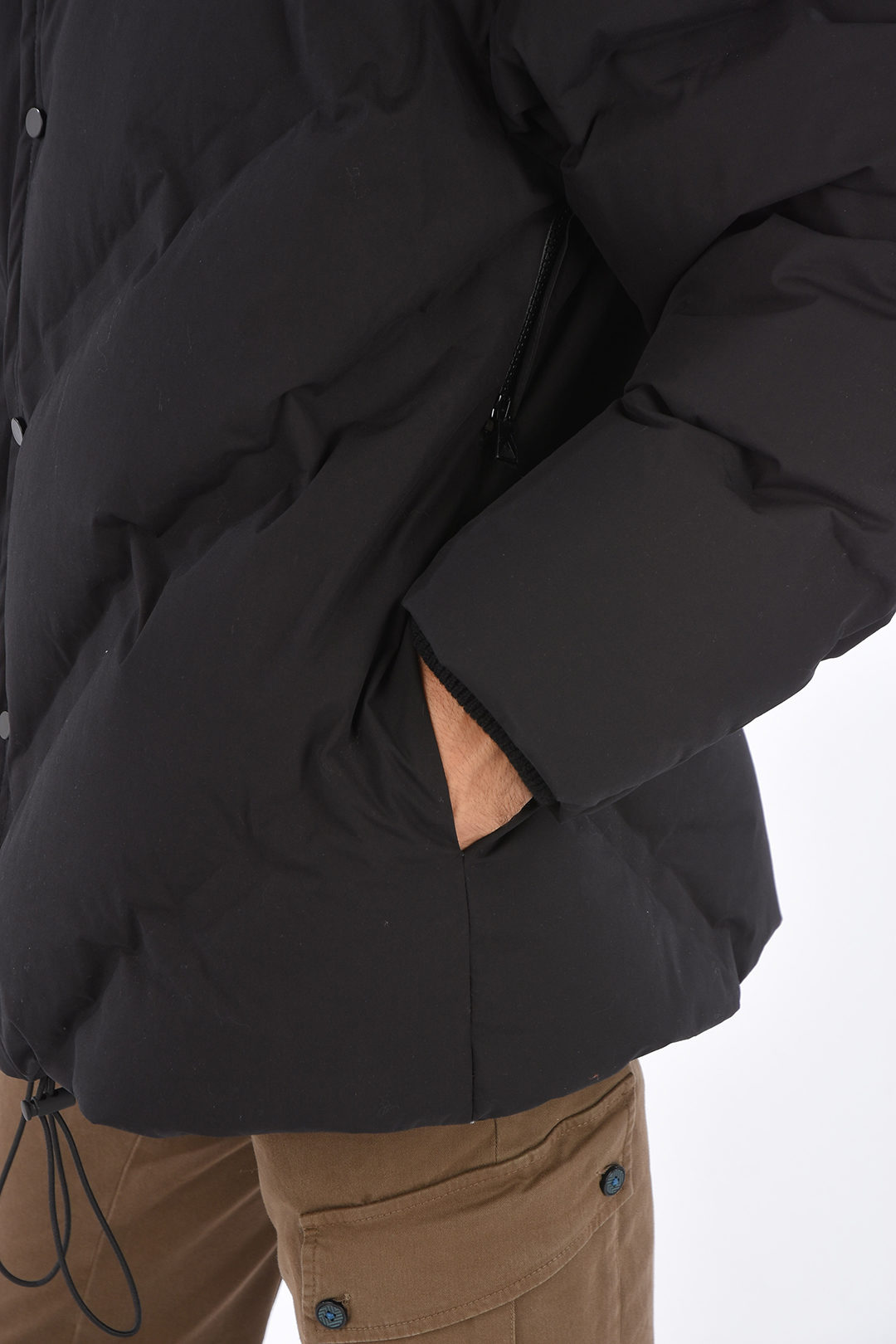 Bottega down jacket with removable hood men Glamood Outlet