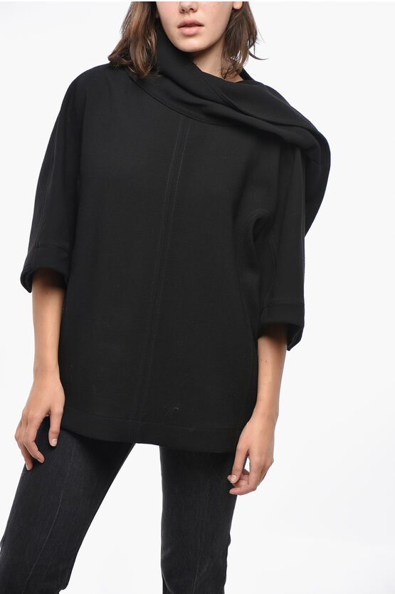 Draped Design Wool … - image