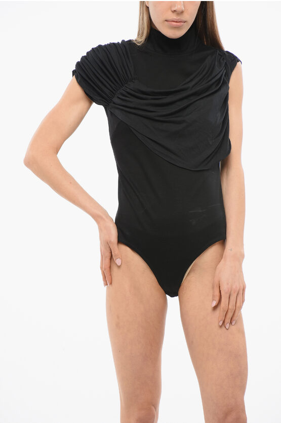Viktor & Rolf Sweetheart Pleat-detailing Bodysuit