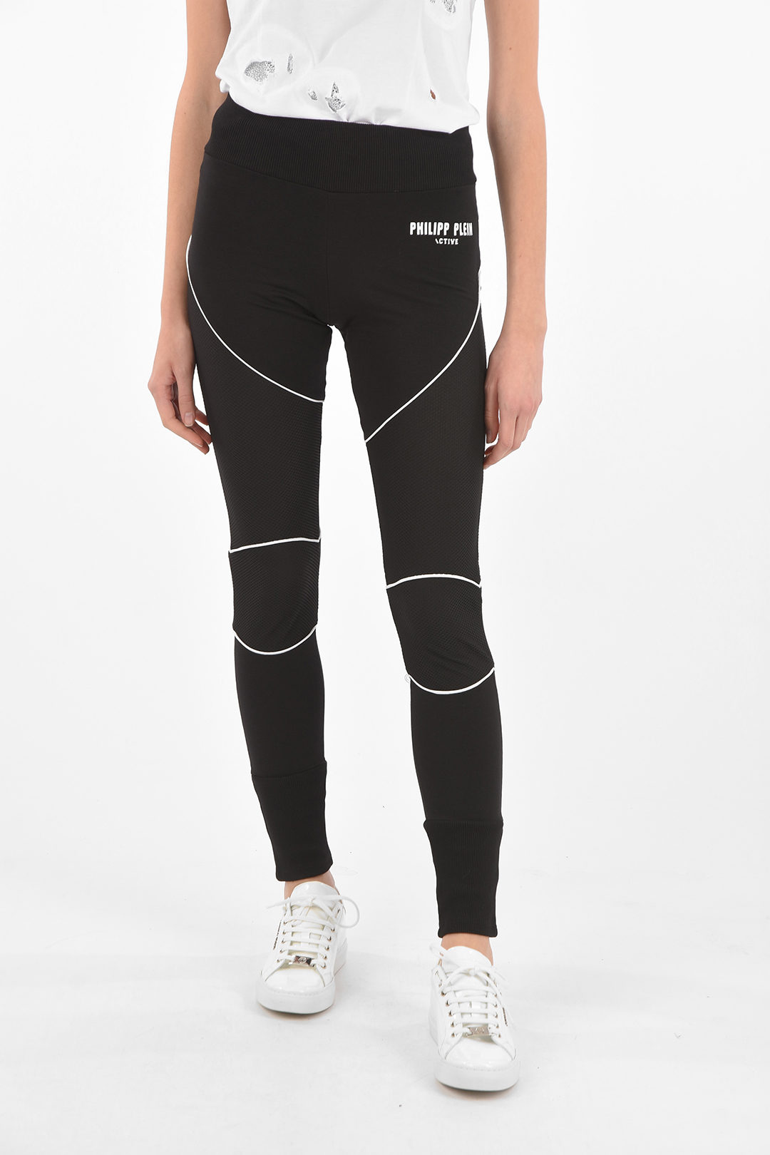 PHILIPP PLEIN - Jogging Leggings String - Black
