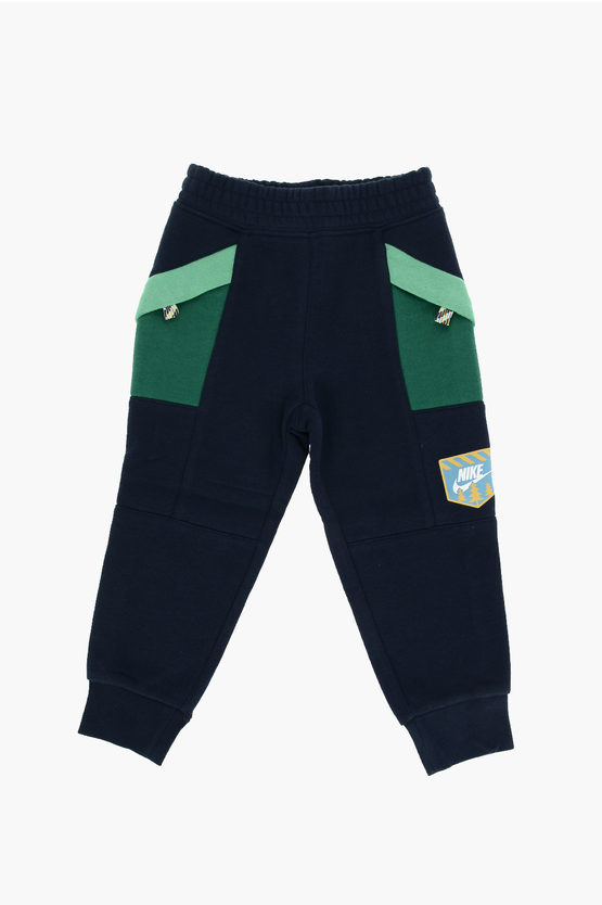 Drawstring Waist Brushed Cotton Joggers