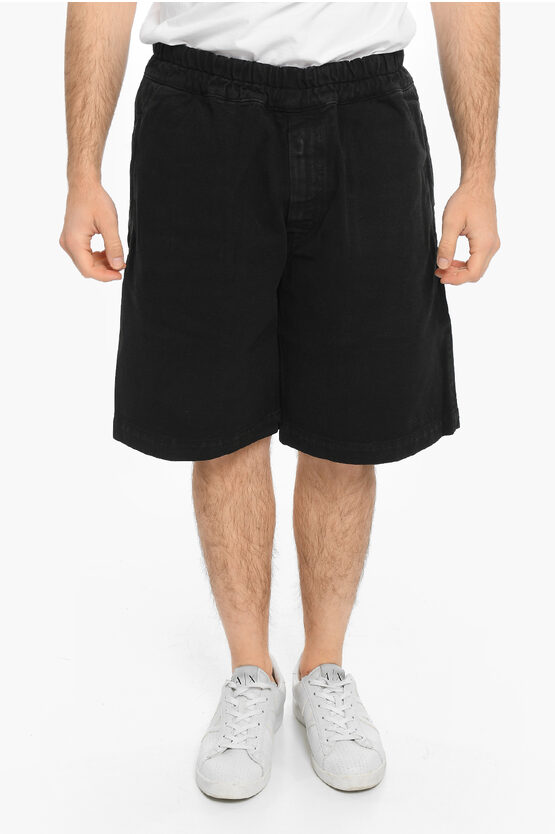 Shop 14 Bros Drawstring Waist Cotton Shorts