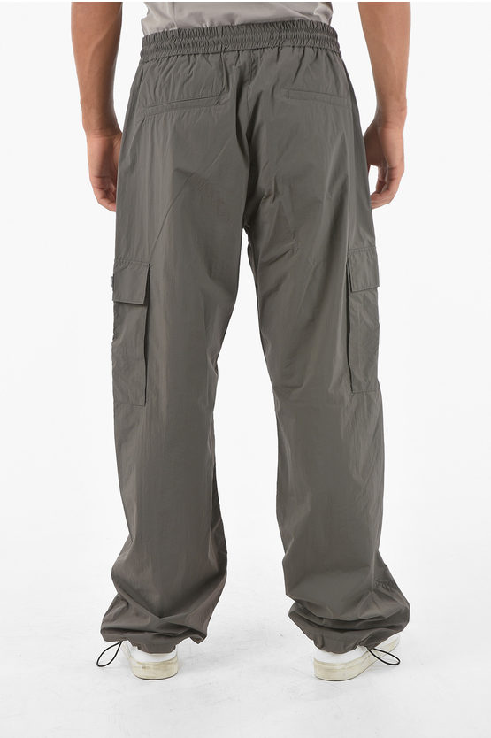 Iceberg Drawstring Waist Nylon Cargo Pants men - Glamood Outlet