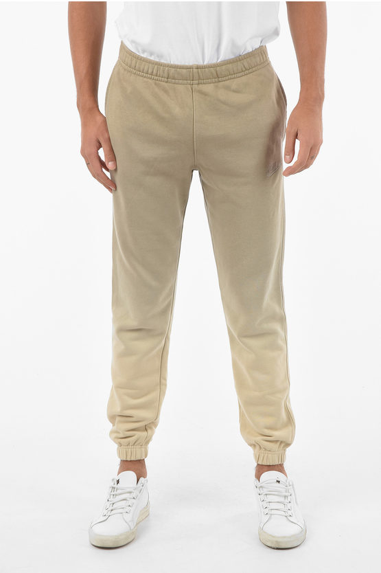 Nike Drawstring Waist Shaded Effect 2 Pockets Jogger In Neutral