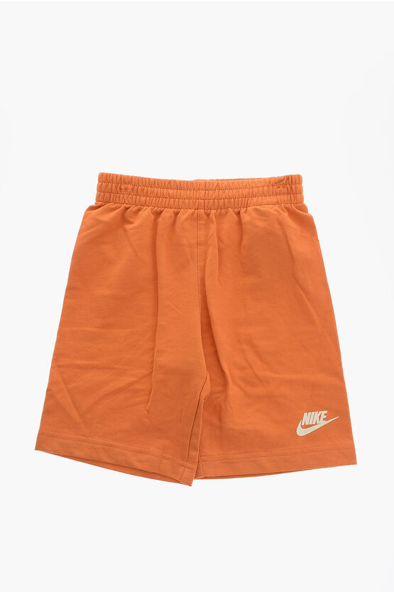 Drawstring Waist Shorts and Printed Crew-Neck T-shirt Set