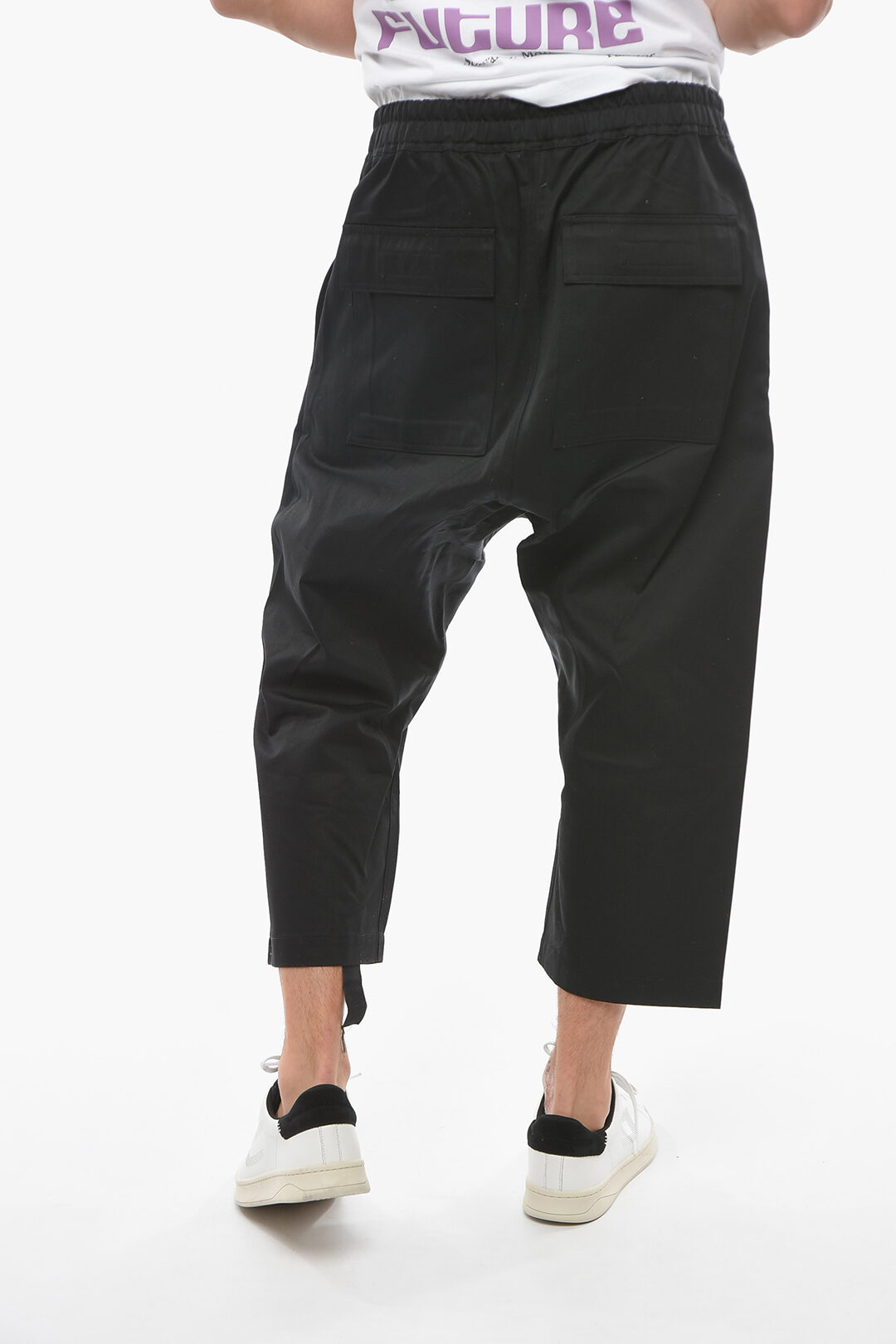 Rick Owens Drkshdw - Drawstring Cropped Pants | HBX
