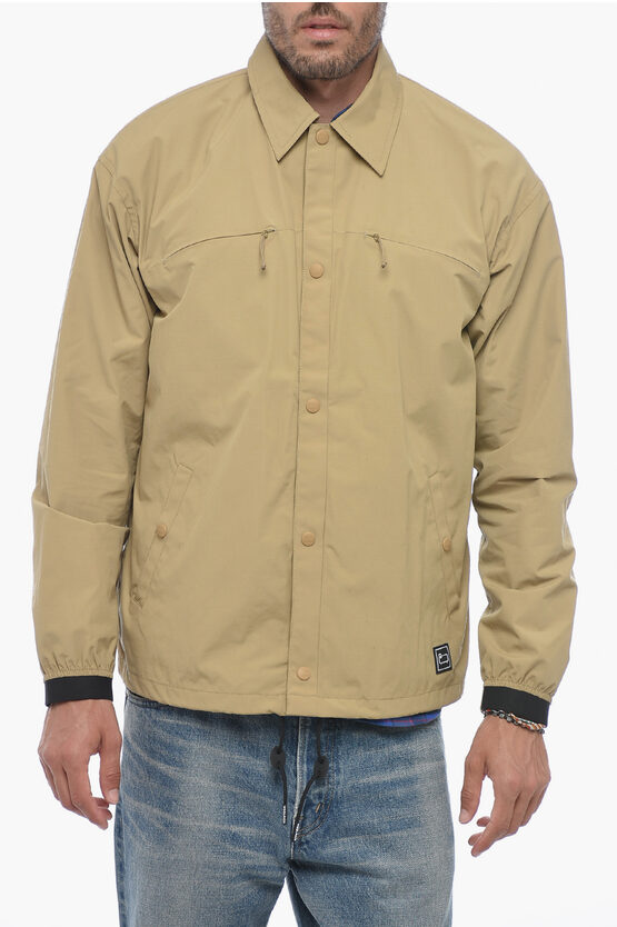 Shop Woolrich Drawstringed Mountain Stroll Overshirt