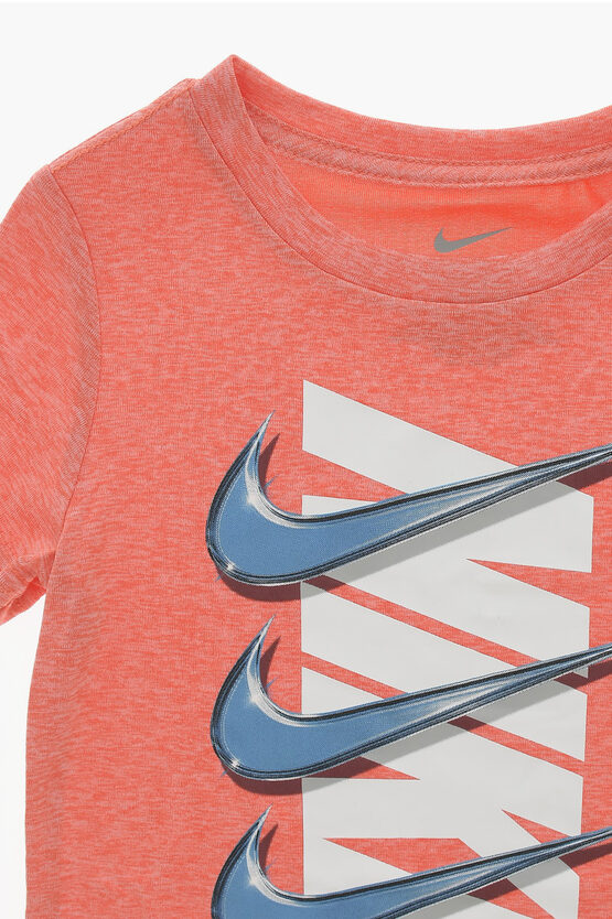 Dri-Fit T-Shirt and Shorts Set with Printed Logo