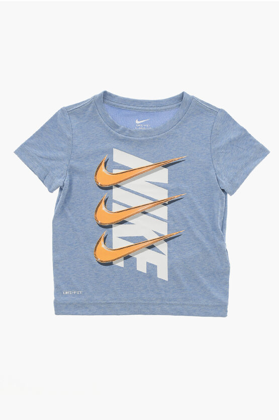 Dri-Fit T-Shirt and Shorts Set with Printed Logo