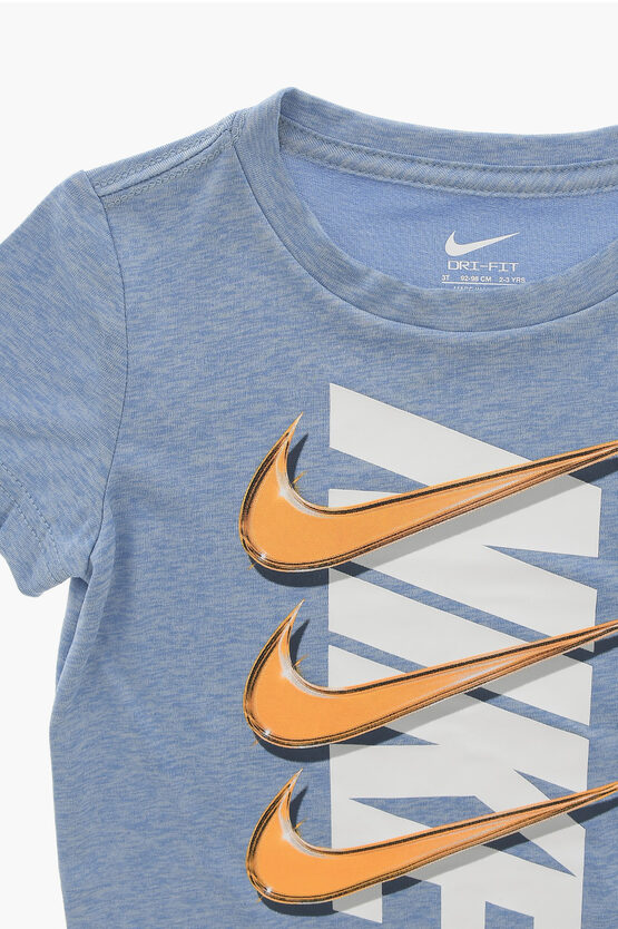 Dri-Fit T-Shirt and Shorts Set with Printed Logo