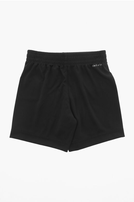 Dri-Fit T-Shirt and Shorts Set with Printed Logo