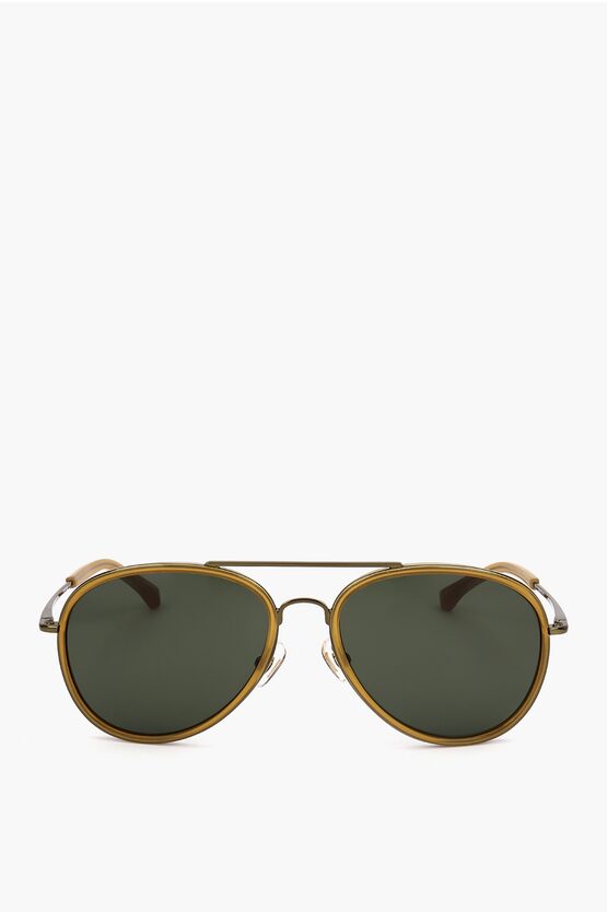 Linda Farrow Dries Van Noten Aviator Sunglasses With Plastic Frame